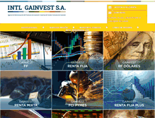 Tablet Screenshot of gainvest.net